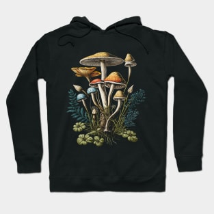 Cottagecore Aesthetic Mushrooms And Plants Women Hoodie